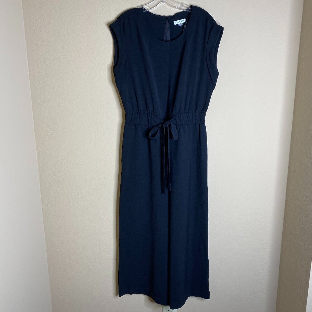 calvin klein short sleeve jumpsuit